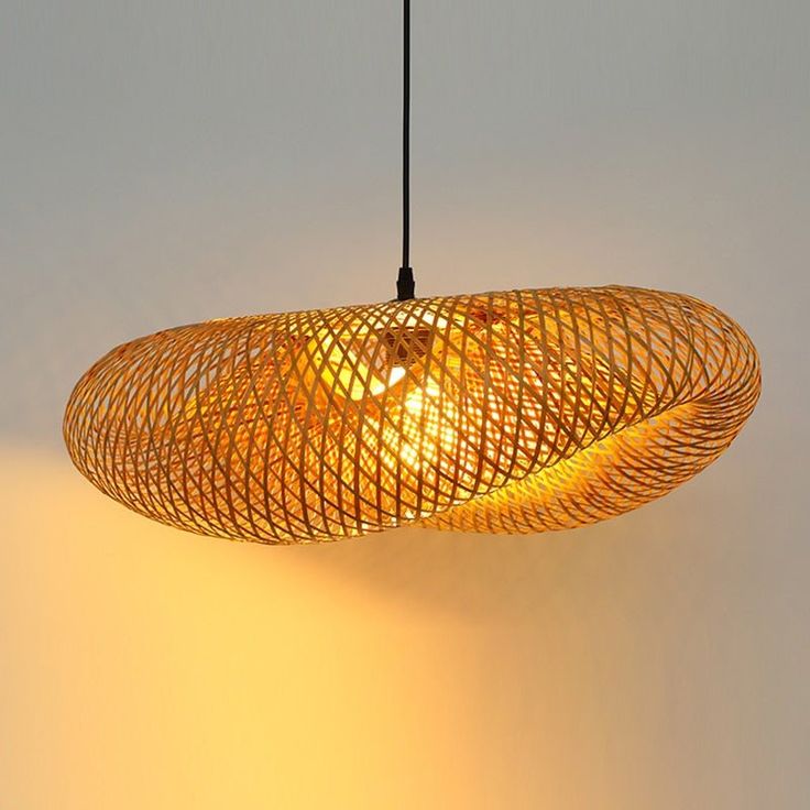 Rattan Bamboo Pendant Light