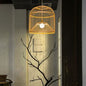 Woven Bamboo Hanging Lantern – Captures a Sunset Glow for Cozy Spaces